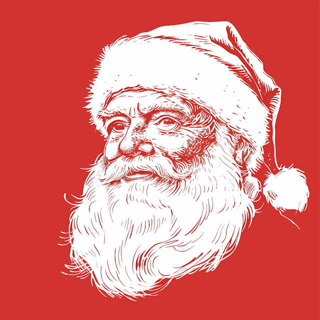 Classic Santa Claus Illustration