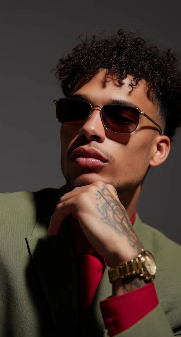 Stylish Individual Portrait