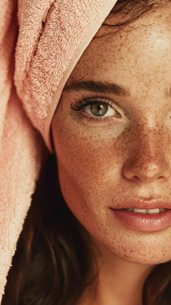 Close-Up of Woman's Face