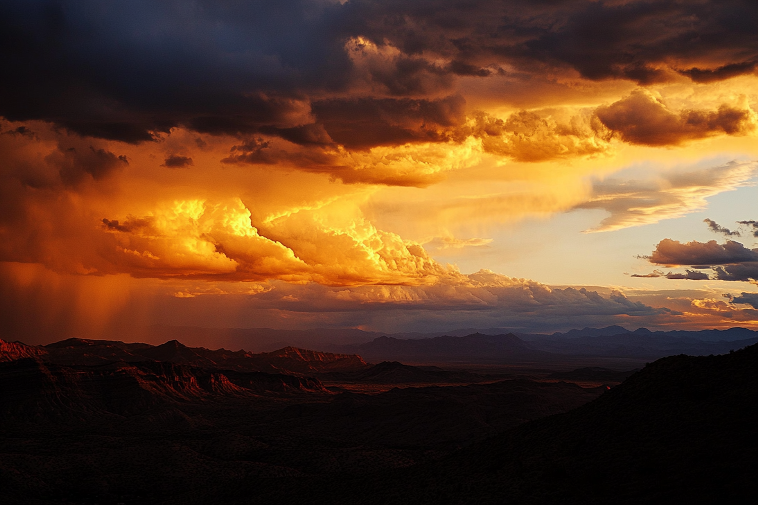 Dramatic Sunset Landscape