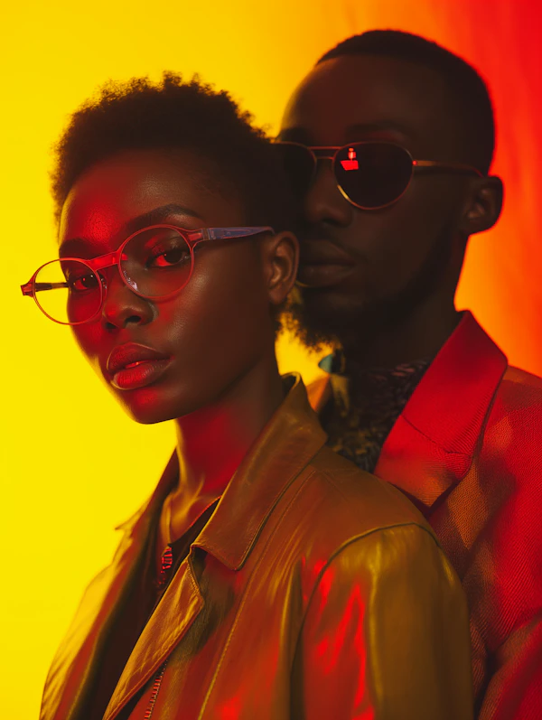 Fiery Fashion Forward Duo