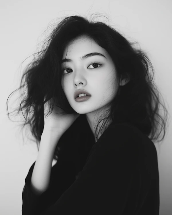 Introspective Portrait of a Young Woman