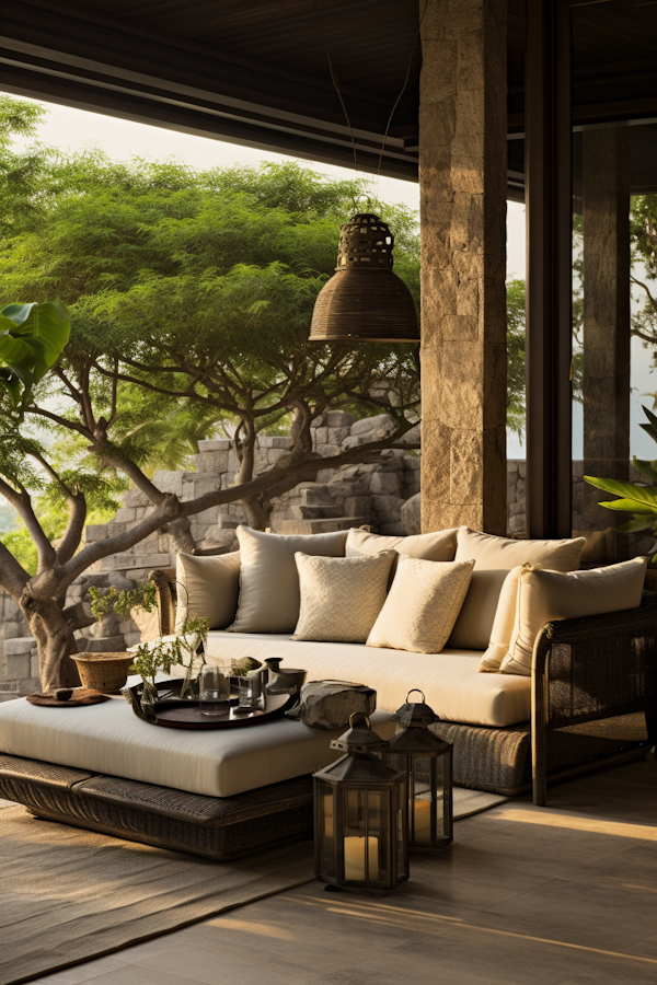 Serene Garden Lounge