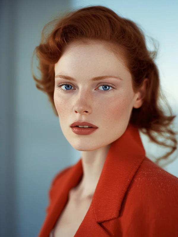Portrait of Red-Haired Woman