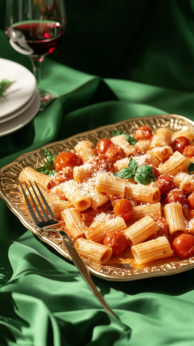 Elegant Pasta Dining