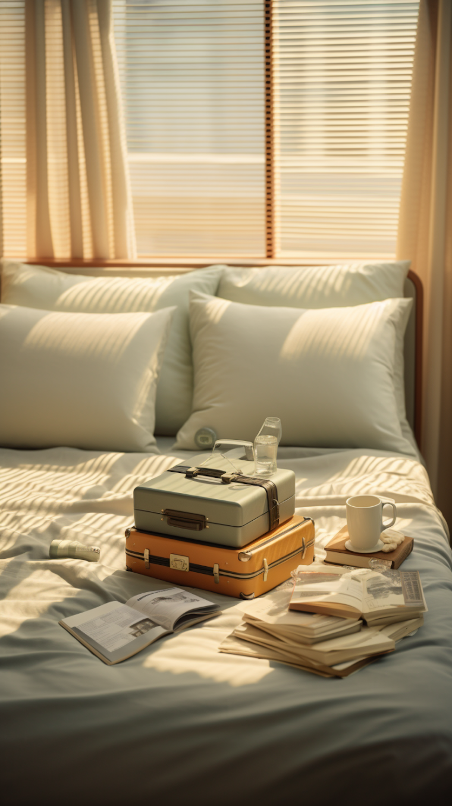 Sunlit Serenity: A Traveler's Cozy Bedroom Retreat