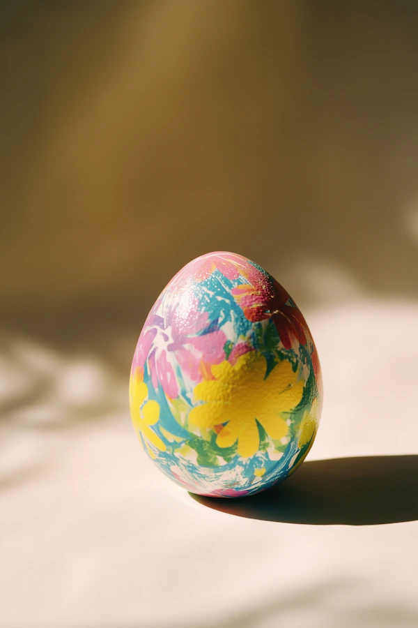 Intricately Painted Egg