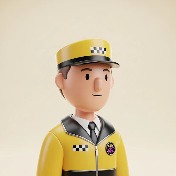 3D Character in Uniform