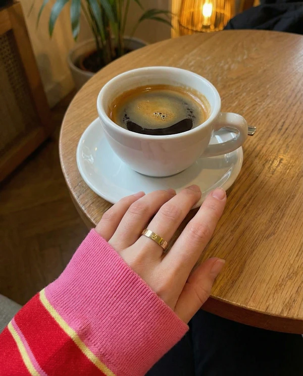 Cozy Coffee Moment