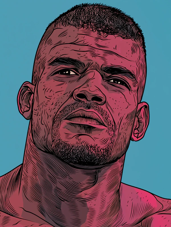 Bold Man Illustration