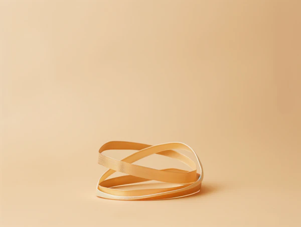 Golden Satin Ribbon
