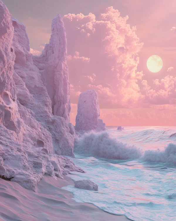 Surreal Coastal Scene
