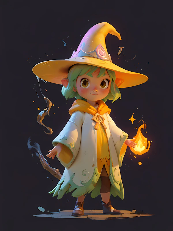 Whimsical Elf Portrait
