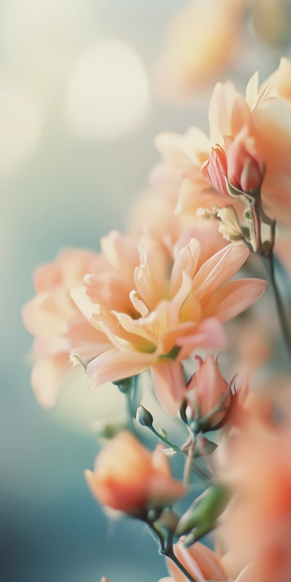 Delicate Flowers Close-Up