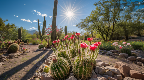 Vibrant Desert Garden