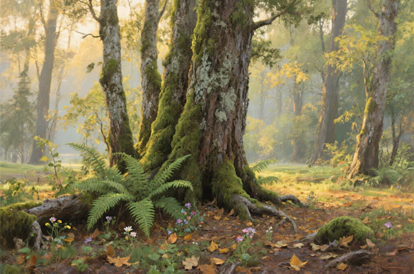 Serene Forest Scene