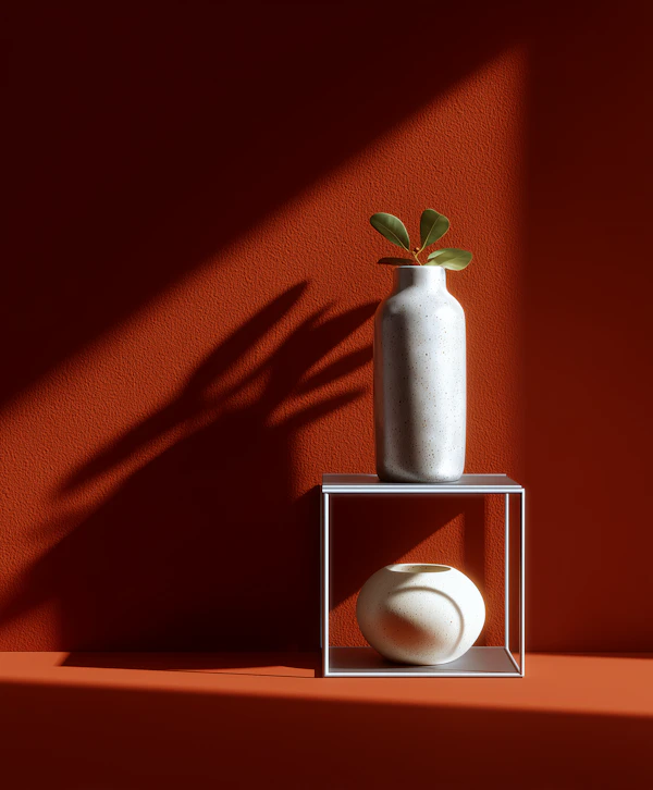 Minimalist Vase Display