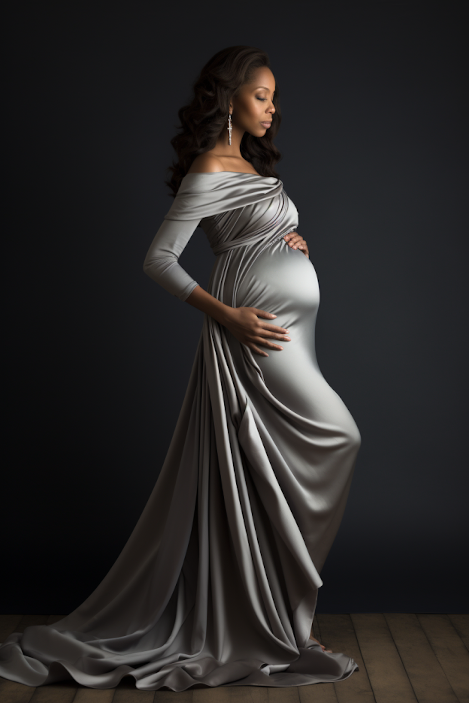 Serene Maternal Elegance