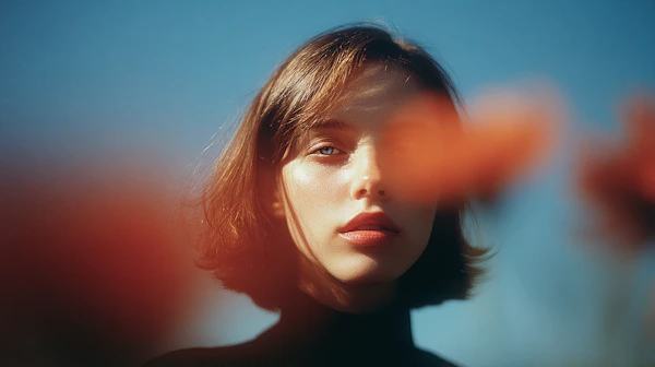 Portrait with Flowers