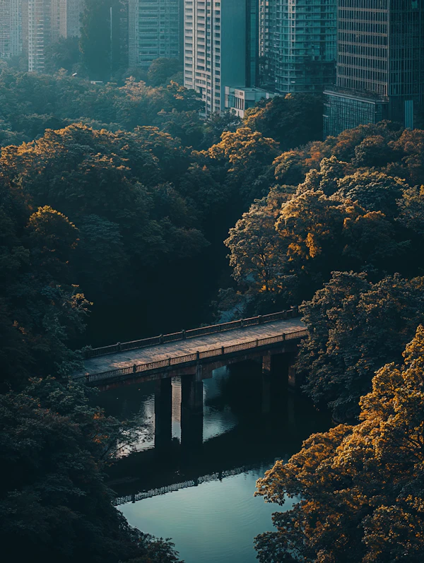Urban Bridge Serenity