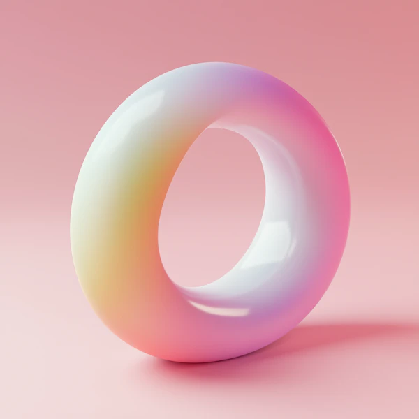 Glossy Pastel Torus