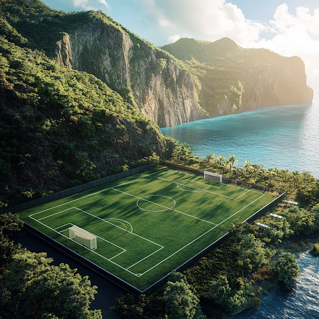 Tropical Football Field