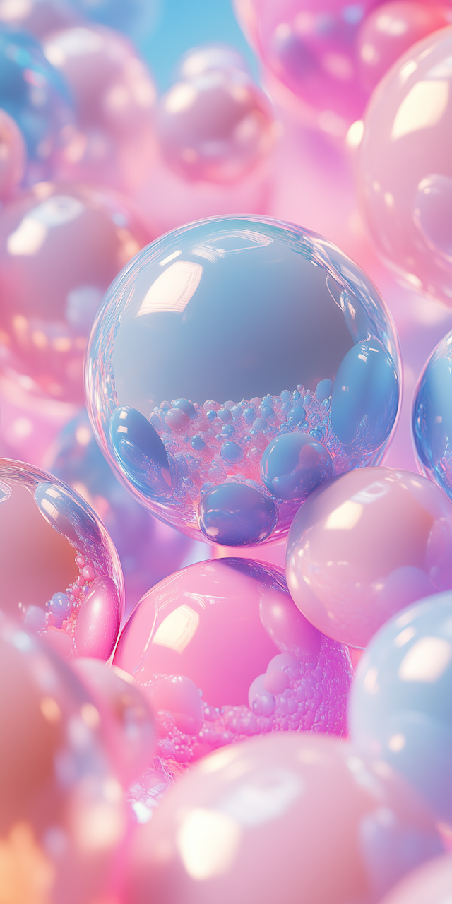 Dreamy Pastel Bubbles