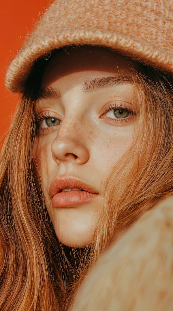 Close-up Portrait with Hat