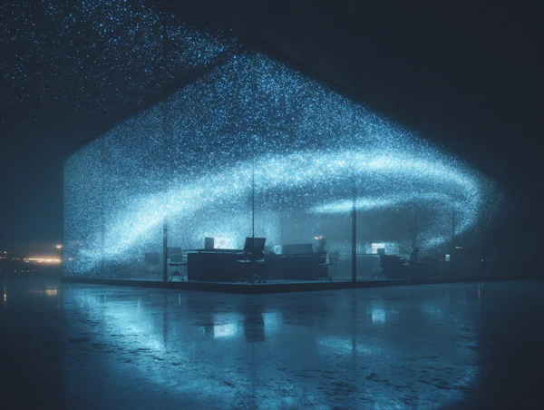 Futuristic Office Glow