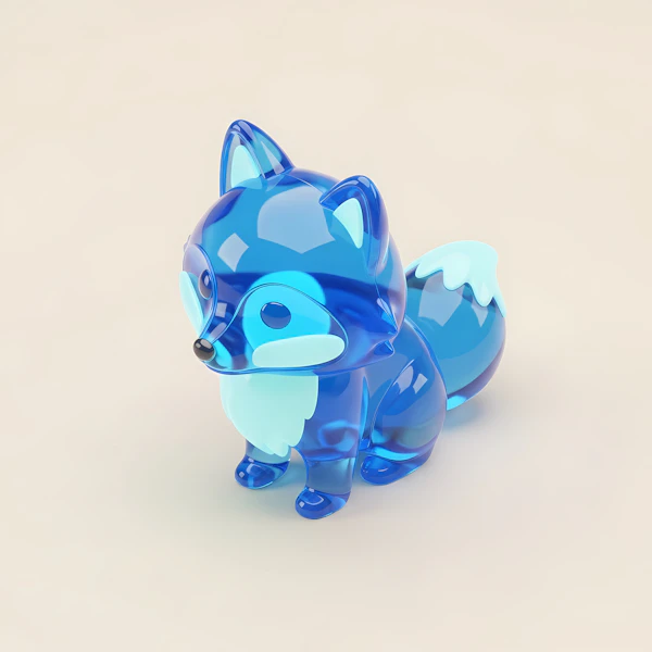 Translucent Blue Fox