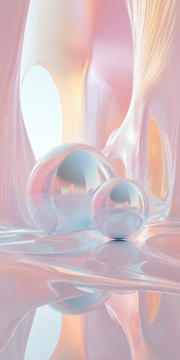 Surreal Glass Spheres