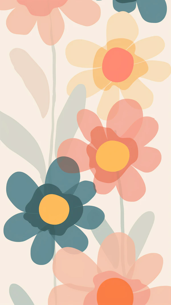 Abstract Flower Art