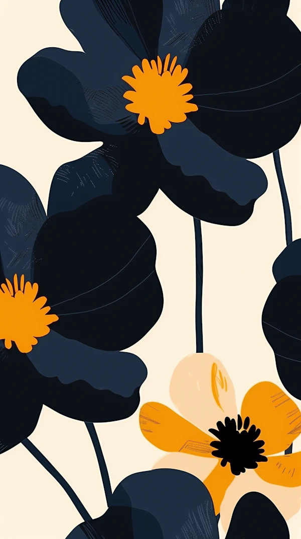 Modern Floral Artwork