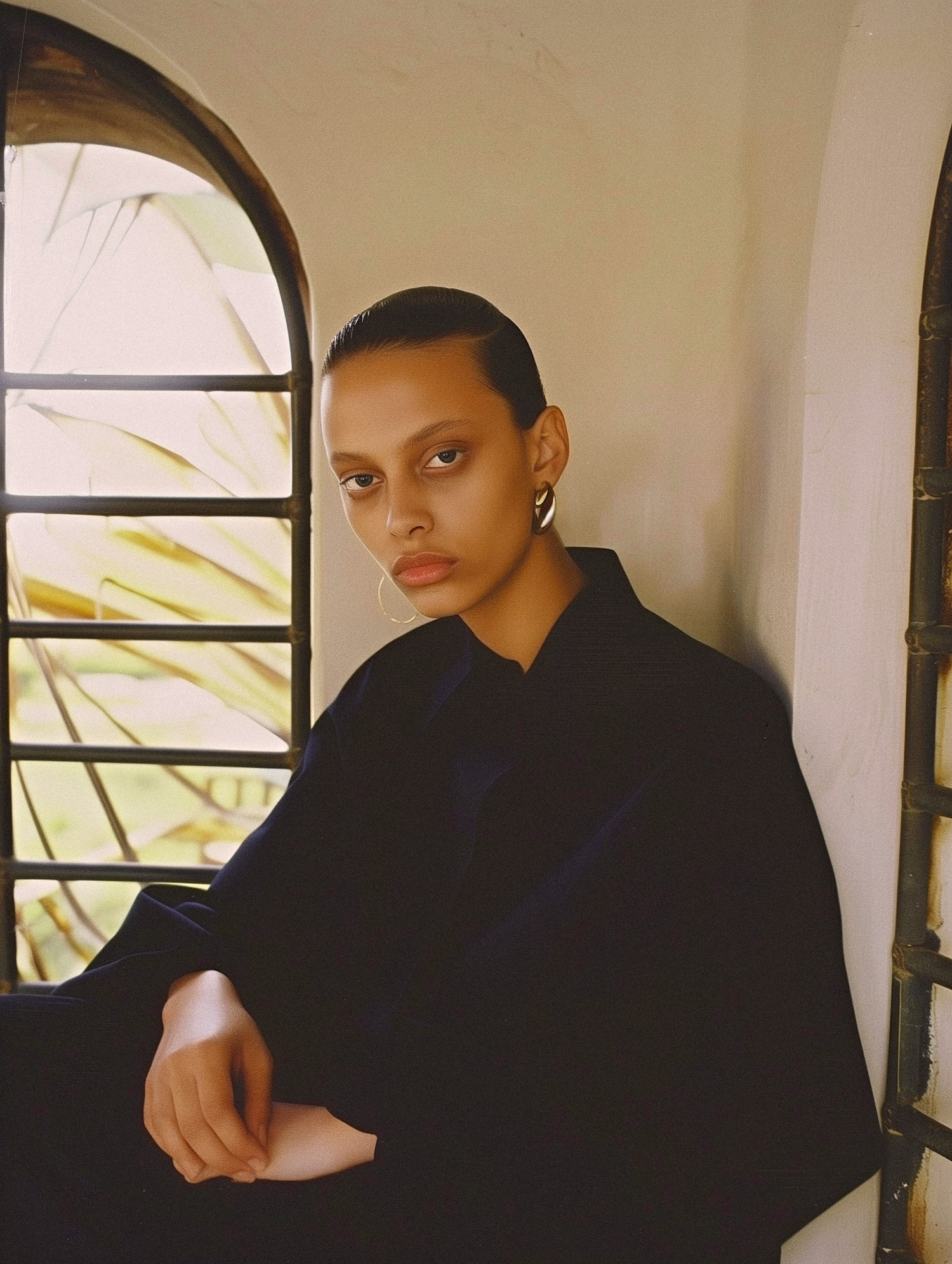 Serene Indoor Portrait