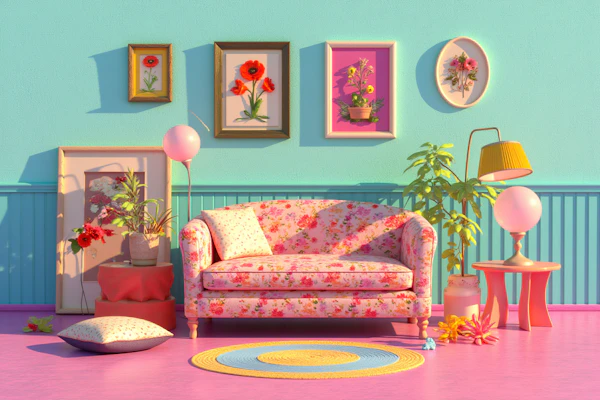 Colorful Living Room