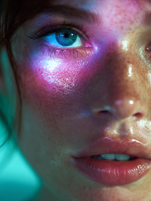 Dramatic Portrait Close-Up