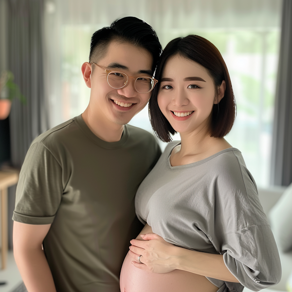 Couple Celebrating Pregnancy