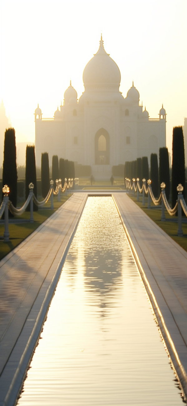 Golden Hour at the Taj Mahal