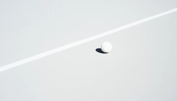 Minimalist White Ball