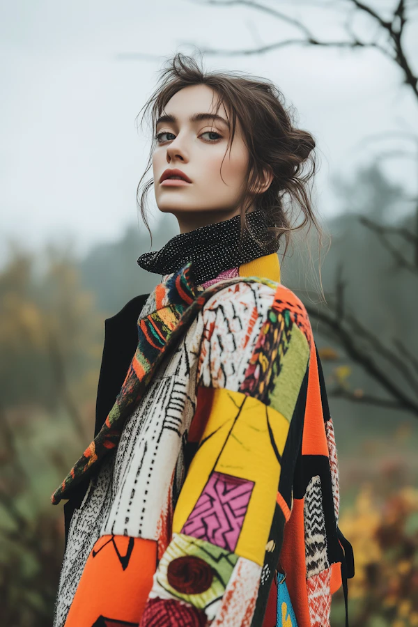 Stylish Woman Outdoors