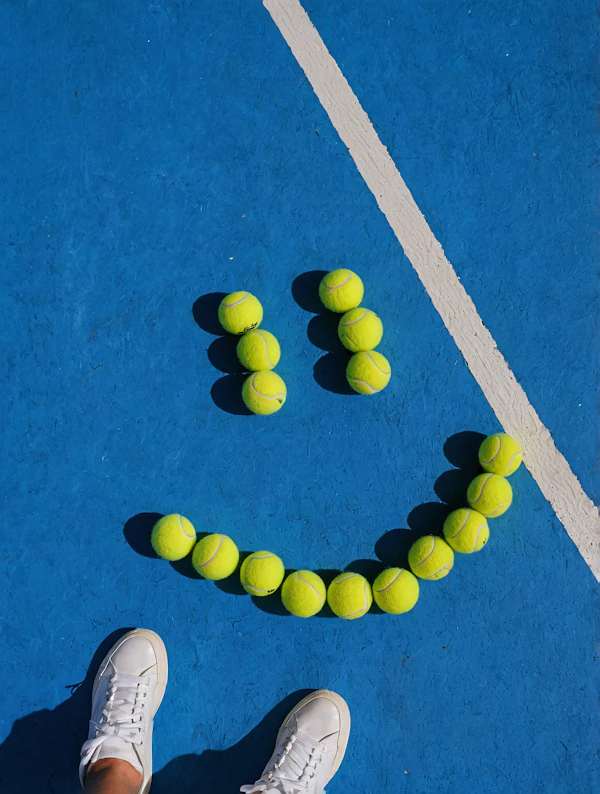 Tennis Court Smiley