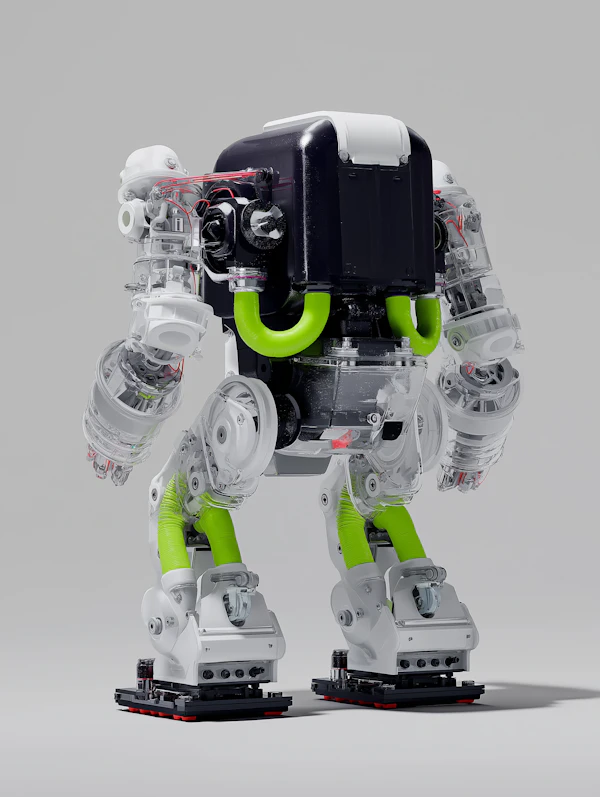Futuristic Humanoid Robot