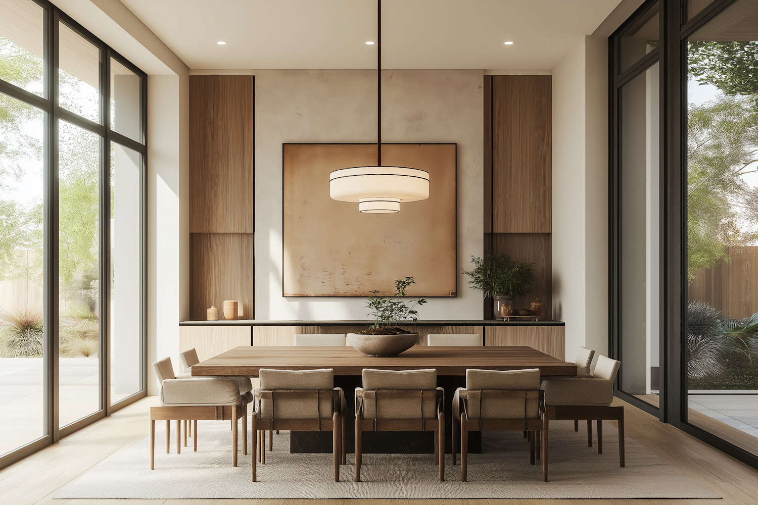 Modern Minimalist Dining Room