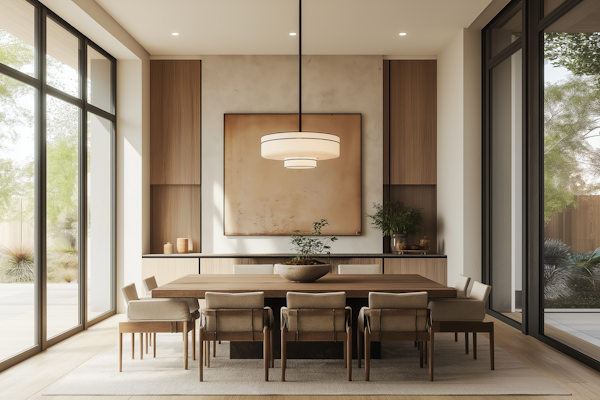 Modern Minimalist Dining Room