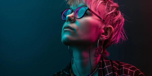 Striking Vivid Portrait