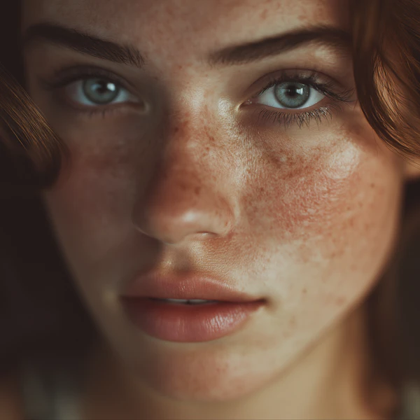 Freckled Portrait
