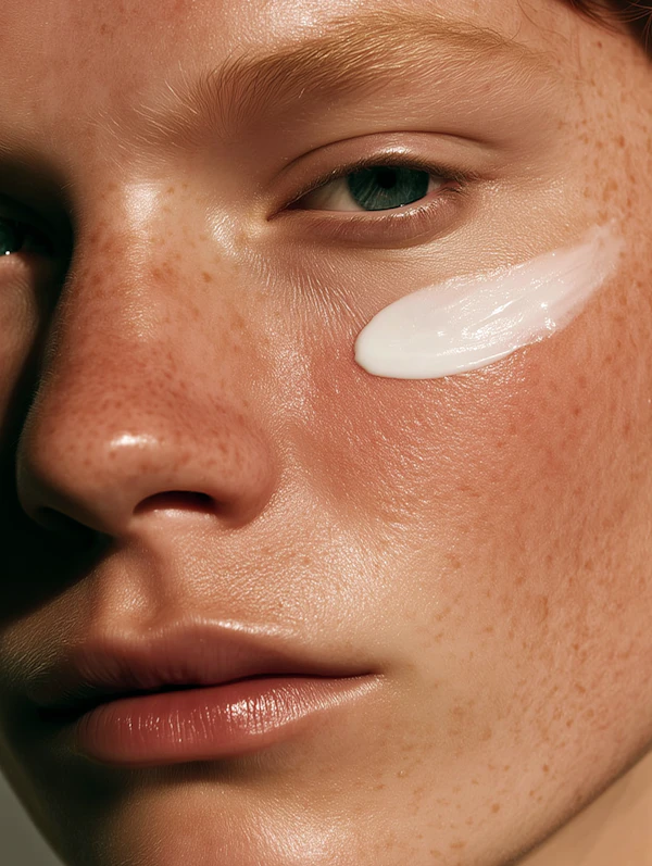 Close-Up Skincare Focus