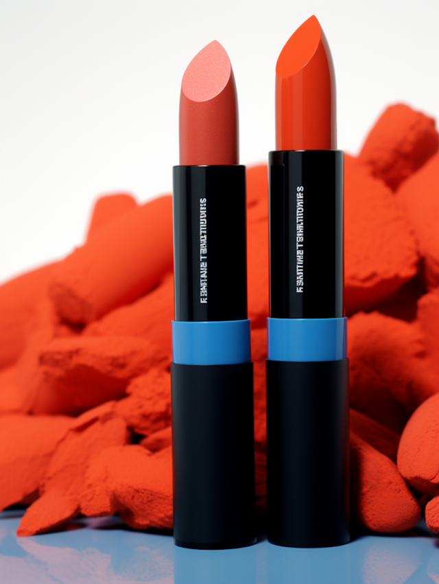 Coral Charm and Orange Daring Lipsticks Duo