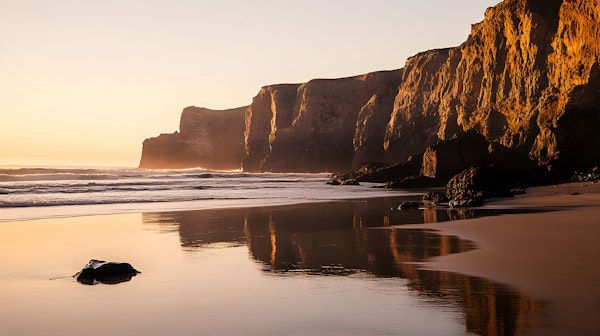 Serene Beach Sunset