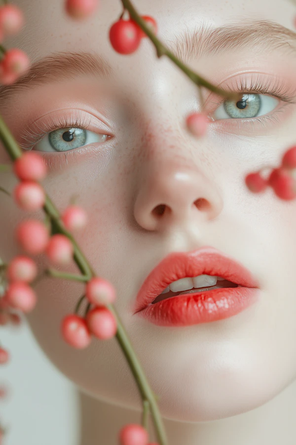 Freckled Portrait Art